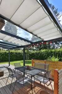 Selección de terraza el patio para comprar on-line