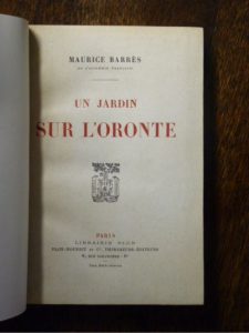 jardin sur lOronte Maurice Barres disponibles para comprar online – El TOP Treinta