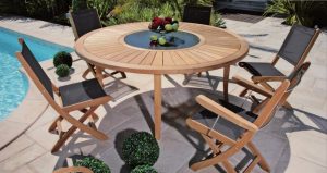 Lista de mesas redondas de jardin para comprar en Internet