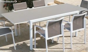 mesa extensible jardin aluminio disponibles para comprar online – Los más solicitados